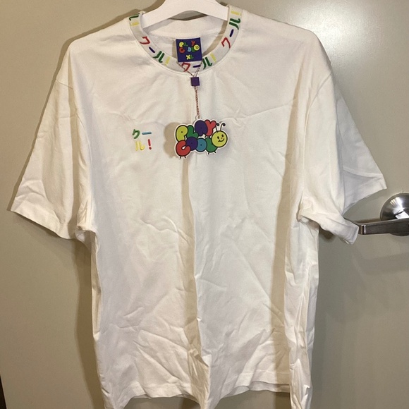 Cool Shirtz Play Cool White T-Shirt Embroidery Men’s XL Designed Melbourne HTF - Picture 1 of 11